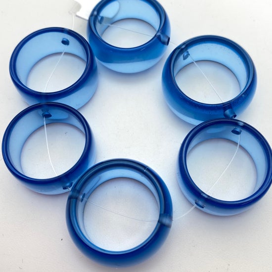 Ring Bead 22mm Sapphire