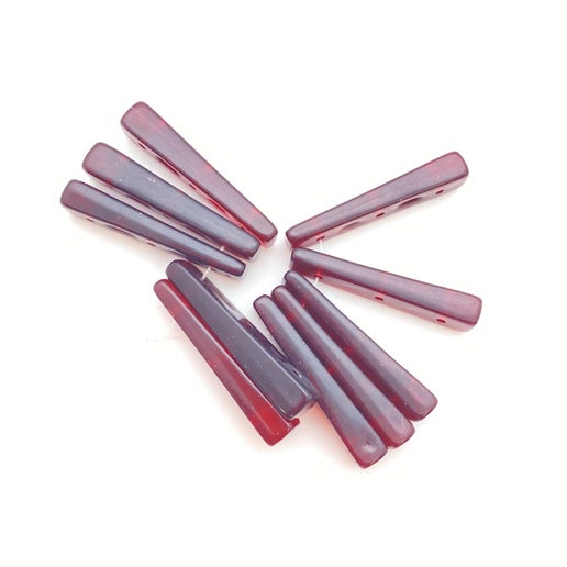 Bar with 3 holes 30x5mm Root beer