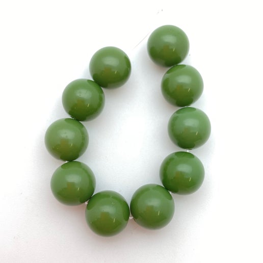 Round 12mm Olive