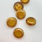 Button 12mm Amber/gold - BUTTON-0127-E