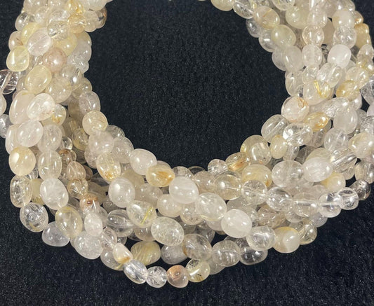 Golden Rutilated Quartz Nugget