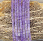 Lavender Amethyst Cylinder Tubes