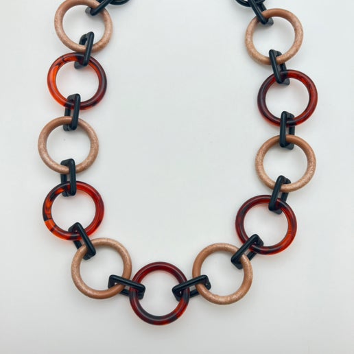 Resin Chain Link Naturals 15"x27mm