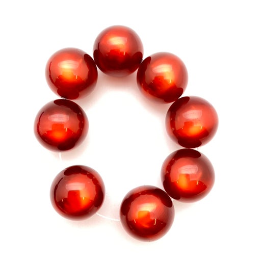 Moon glow round 16mm Sangria