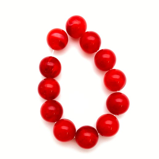 Round 12mm Siam Marble