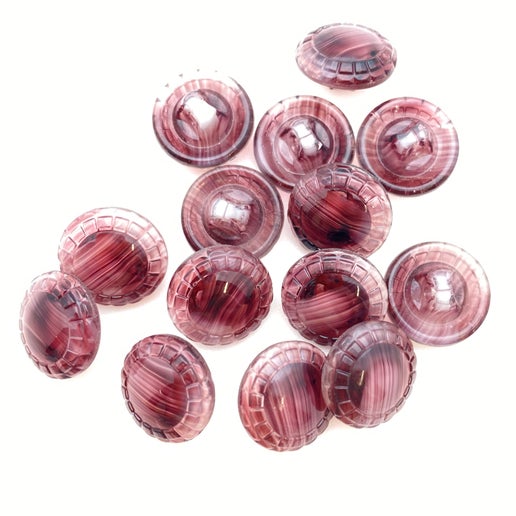 Button 14mm Amethyst - BUTTON-0414-B