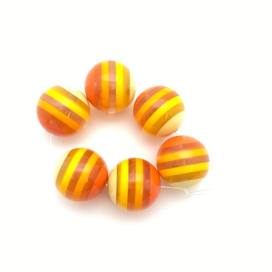 Layered Round 20mm Multi yellow - IT-RD-0001-E