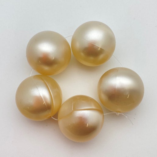 Round 25mm Pearl