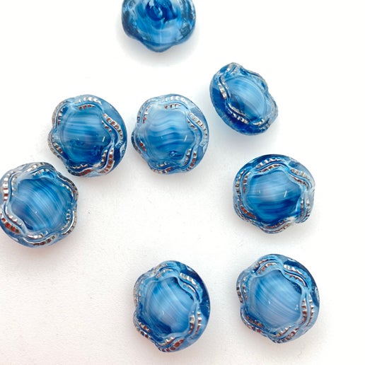 Button 14mm Montana/silver - BUTTON-0345-D