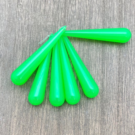 Drop 61mm Green Neon opaline