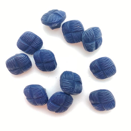 Button 10mm Navy Matte - BUTTON-0471-D