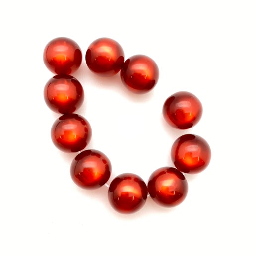 Moon glow round 12mm Sangria