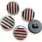 Button 18mm Jet/silver - BUTTON-0346-C