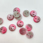 Button 10mm Pink/gray - BUTTON-0430-B