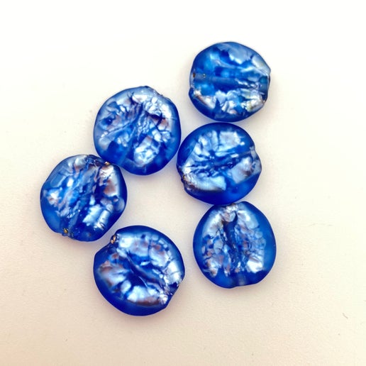 Baroque Flat 14mm Sapphire - YAYIN