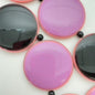 Layered Dome 45mm Black, pink, lavender
