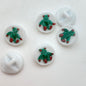 Button Teddy bear 12mm White - BUTTON-0004-D