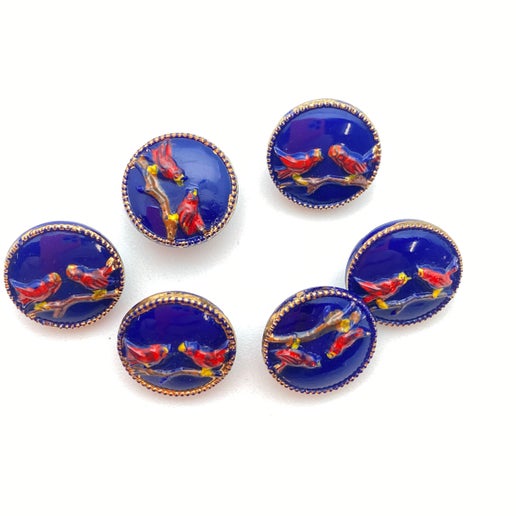 Button 14mm Royal blue - BUTTON-0474-D