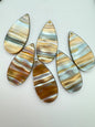 Tear Drop Laser Cut 46mm Sunset Marble Colorado