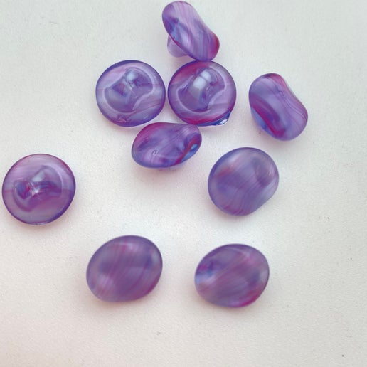 Button 10mm Purple - BUTTON-0183-B