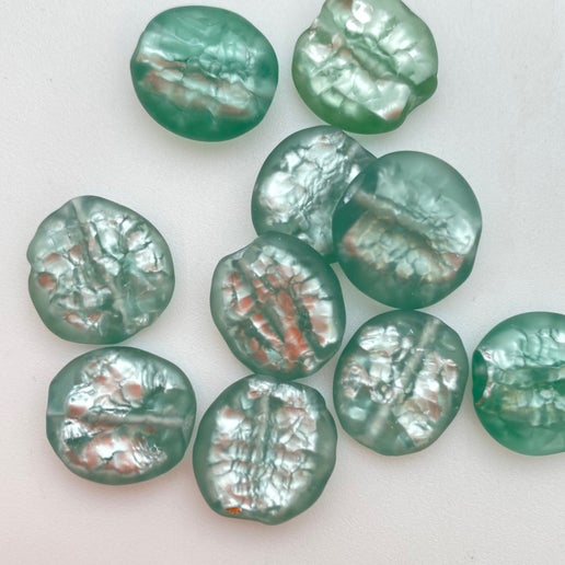 Baroque Flat 14mm Tourmaline - YAYIN