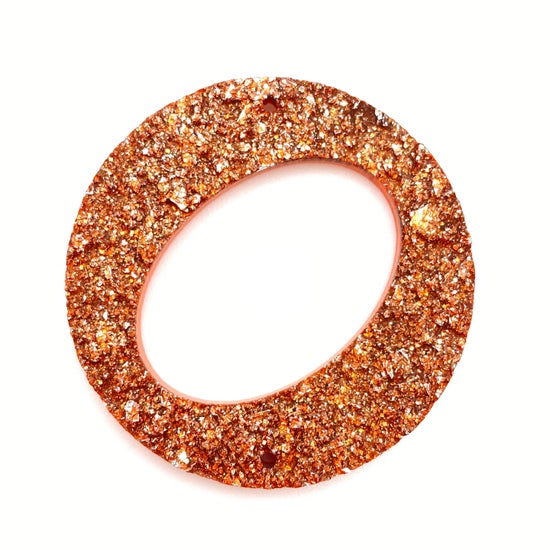 Laser Cut Piece 44mm Rust