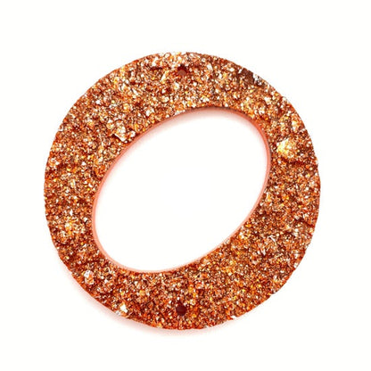 Laser Cut Piece 44mm Rust