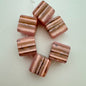 Layered Cube 15mm Soft Pink