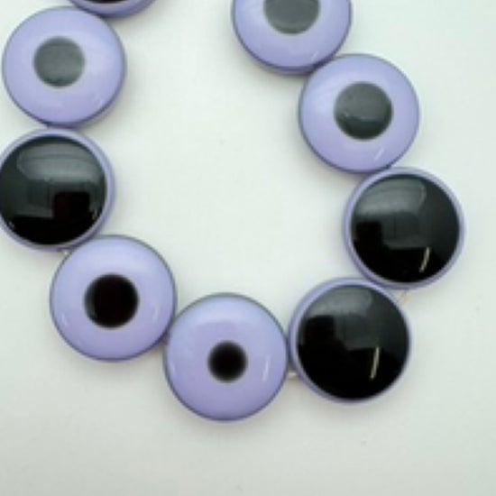 Layered Dome 25mm Lavender & Jet