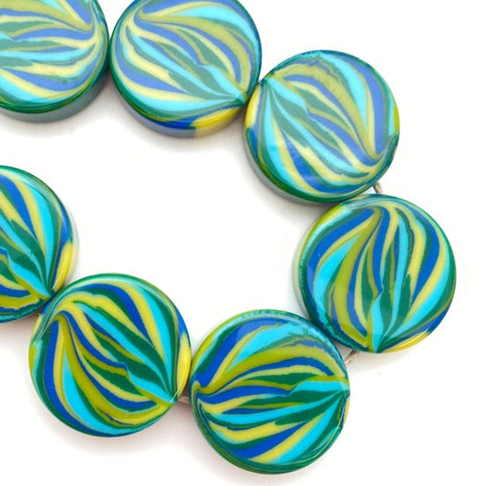 Disk 26mm Multi Blues/greens - IT-FY-0638-D