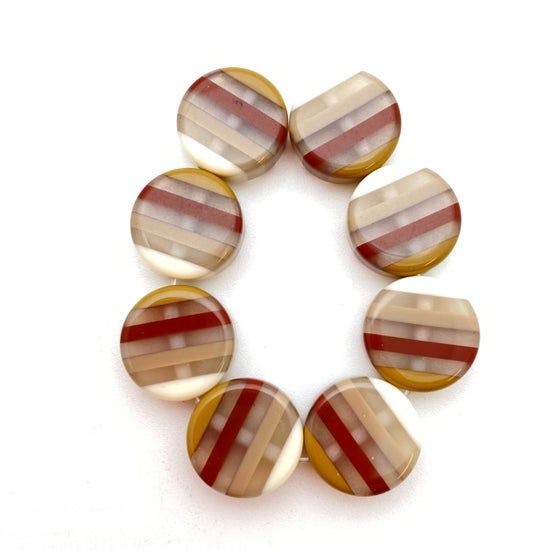 Layered Disk 12mm Multi Mocha