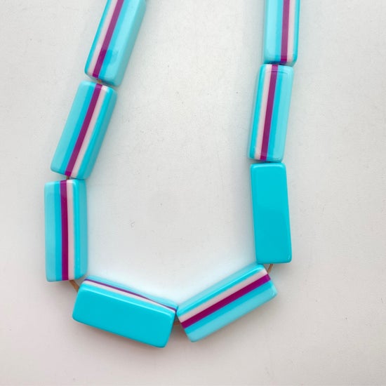 Layered Rectangle 25x10mm Multi 50’s