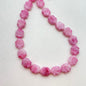 Vintage Glass Flowers 9x7mm Pink
