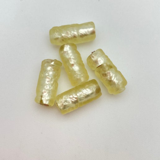 Baroque Tube 18x7mm Jonquil - YAYIN