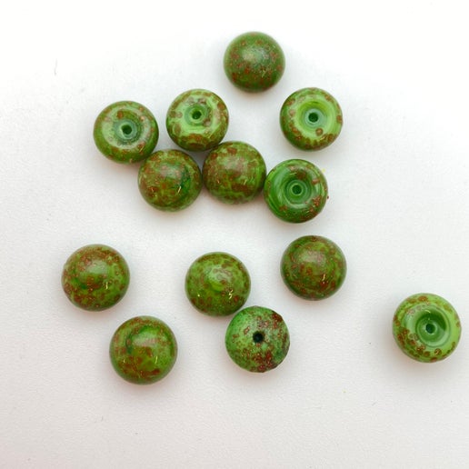 Cab Vintage Glass 9mm Kiwi - CAB-0127-D