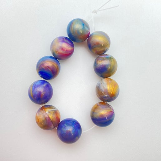 Round 12mm Galaxy Marble