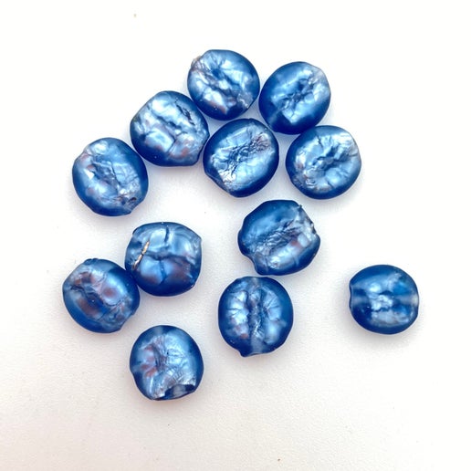 Baroque Flat 10mm Montana Sapphire - YAYIN