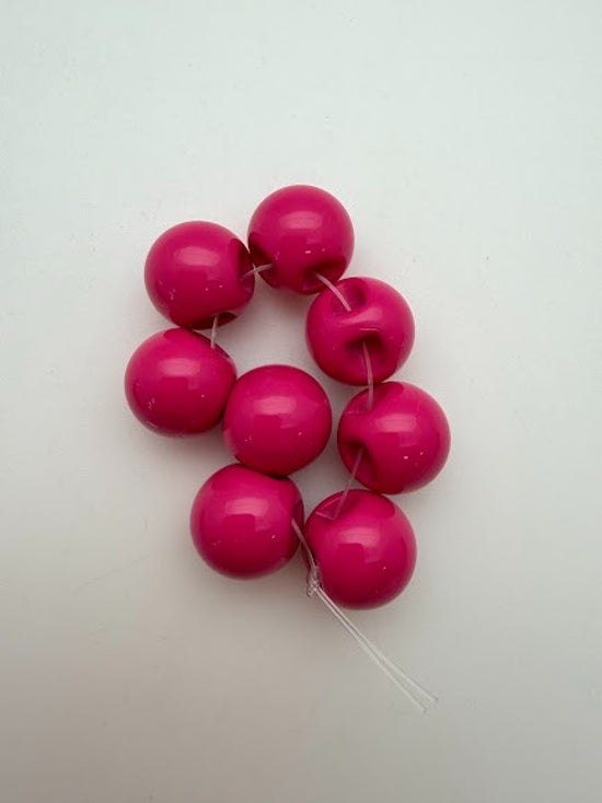 Bauble 14mm Hot Pink