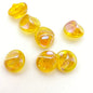Button 14mm Citrine AB - BUTTON-0352-E