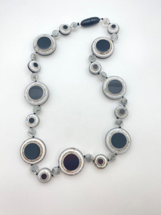 Galaxy Bead 34mm Black & White