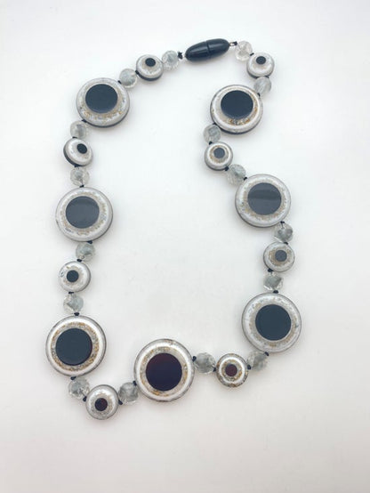 Galaxy Bead 34mm Black & White