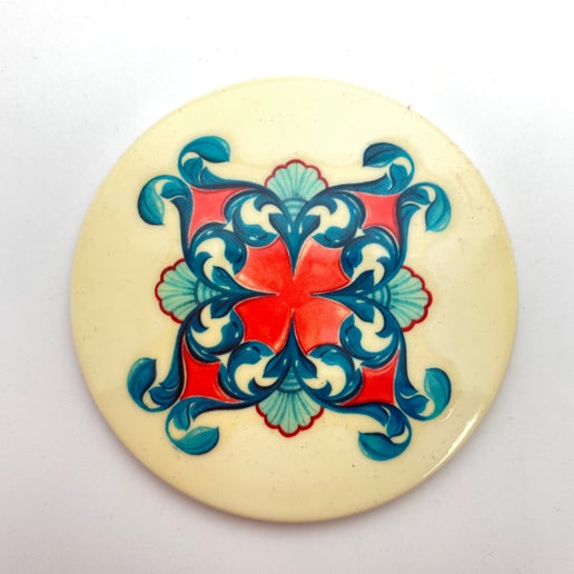 Lucite Cab Painted 3” Multi - CAB-0405-D