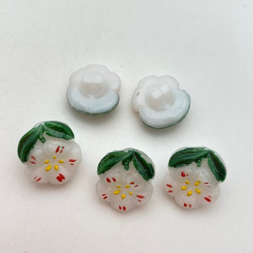 Button 14mm Flower - BUTTON-0304-D