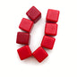 Cube 14mm Red Matte - FY-0046-A