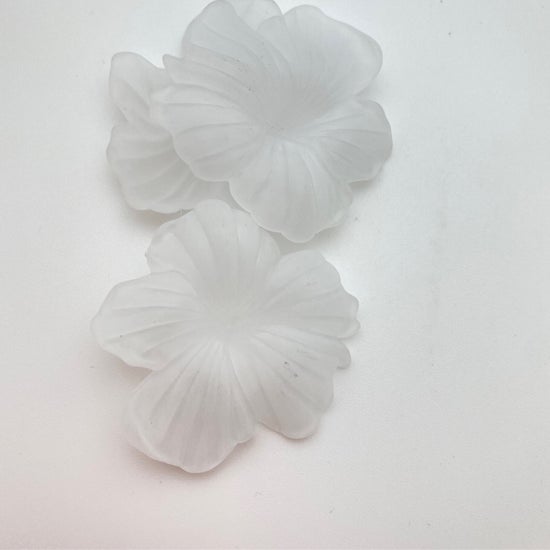 Flower Pendant 46mm Matte Crystal