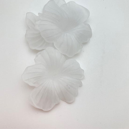 Flower Pendant 46mm Matte Crystal