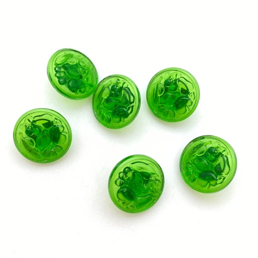 Button 12mm Fruit Emerald - BUTTON-0400-D
