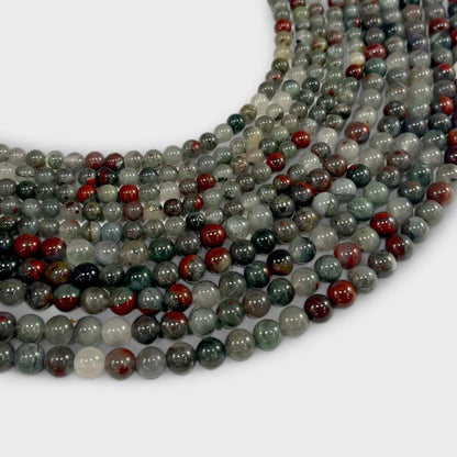 African Bloodstone, Round 6mm 8mm