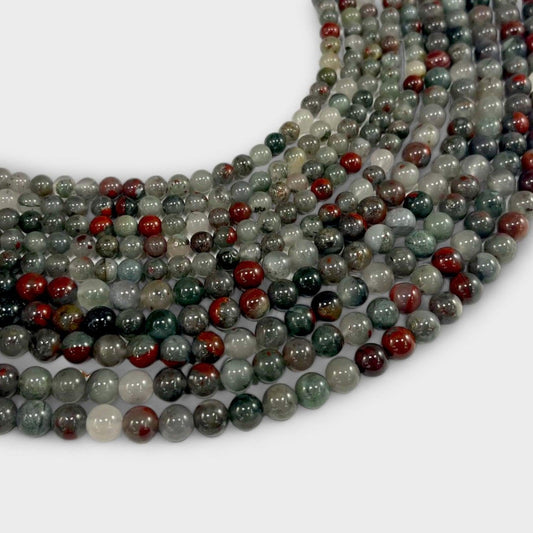 African Bloodstone, Round 6mm 8mm