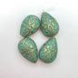 Inlay Pear Baroque 27x18 Patina - IY-0001-D